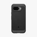 ACS09041 - Pixel 9a Case Rugged Armor (MagFit) in black showing the back