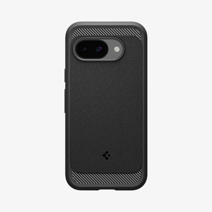 ACS09041 - Pixel 9a Case Rugged Armor (MagFit) in black showing the back