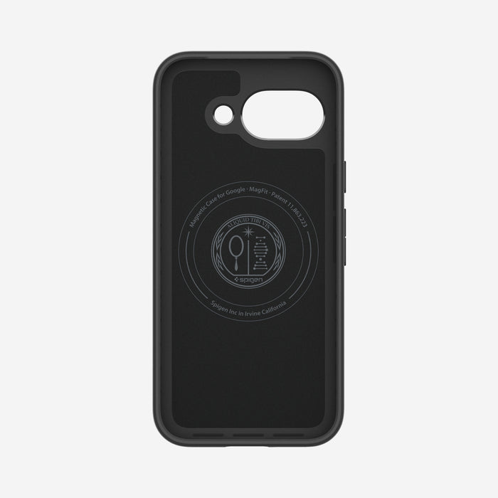 ACS09037 - Pixel 9a Case Thin Fit (MagFit) in Black showing the inner