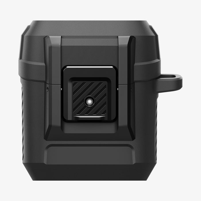ACS09481 - Pixel Buds 2a Case Lock Fit in black showing the front