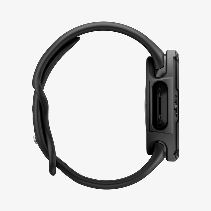 ACS11222 - Pixel Watch 4 (45mm) Case Liquid Air in black showing the side