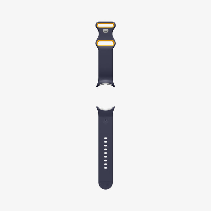 AMP09490 - PWF Series Band Nano Pop in blueberry navy showing the two pieces of the watch band