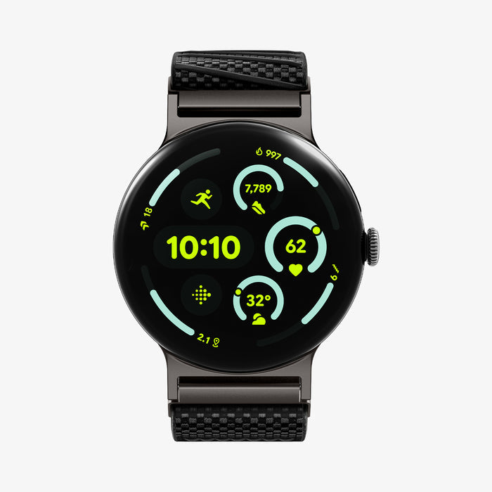AMP11421 - Pixel Watch 5 (45mm) Lite Fit X Black showing the front