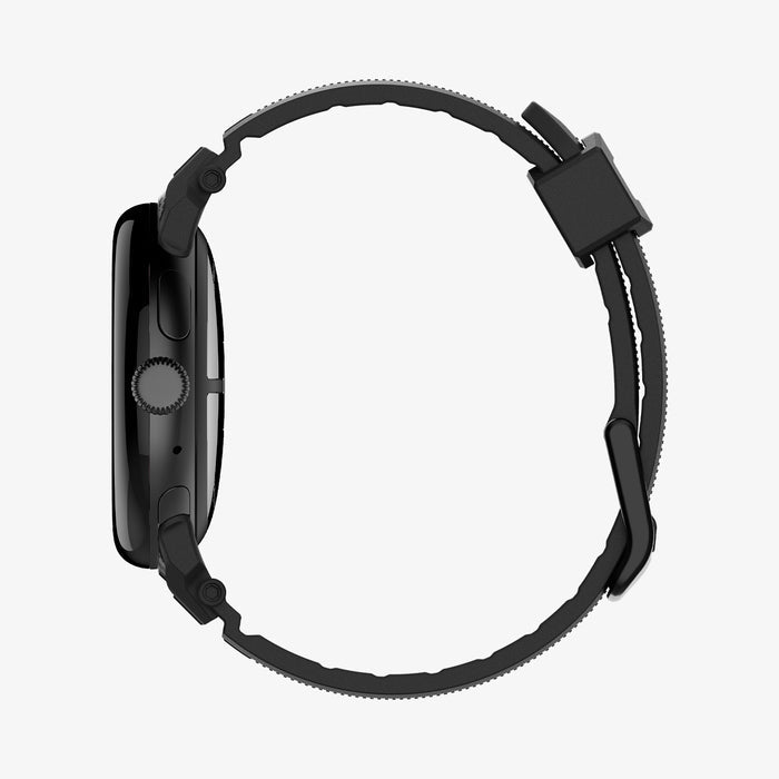 AMP07600 - Pixel Watch 3 (45mm) in Black showing the side