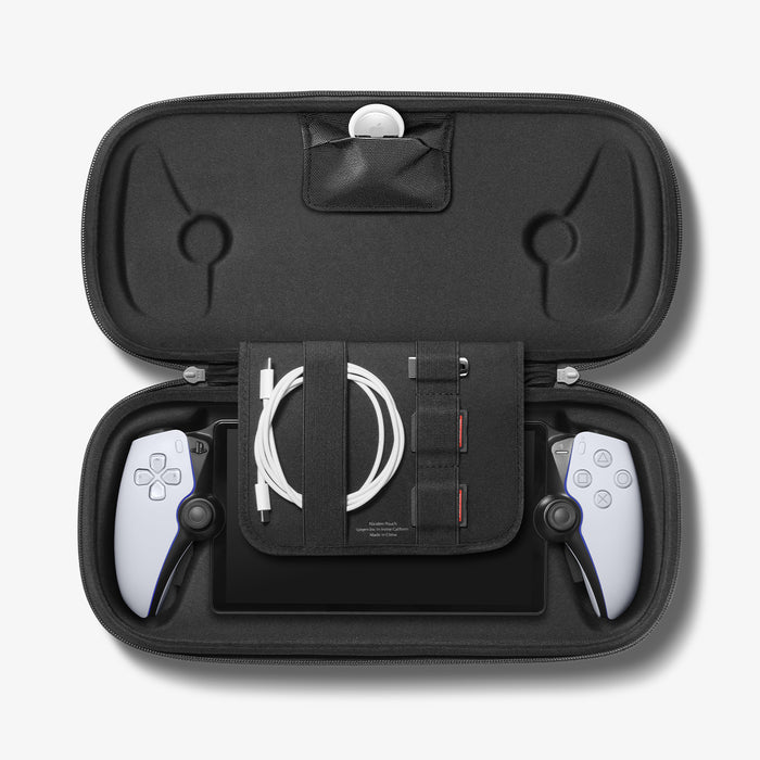 AGP09756 - Playstation portal klasden pouch showing the inside with device inside