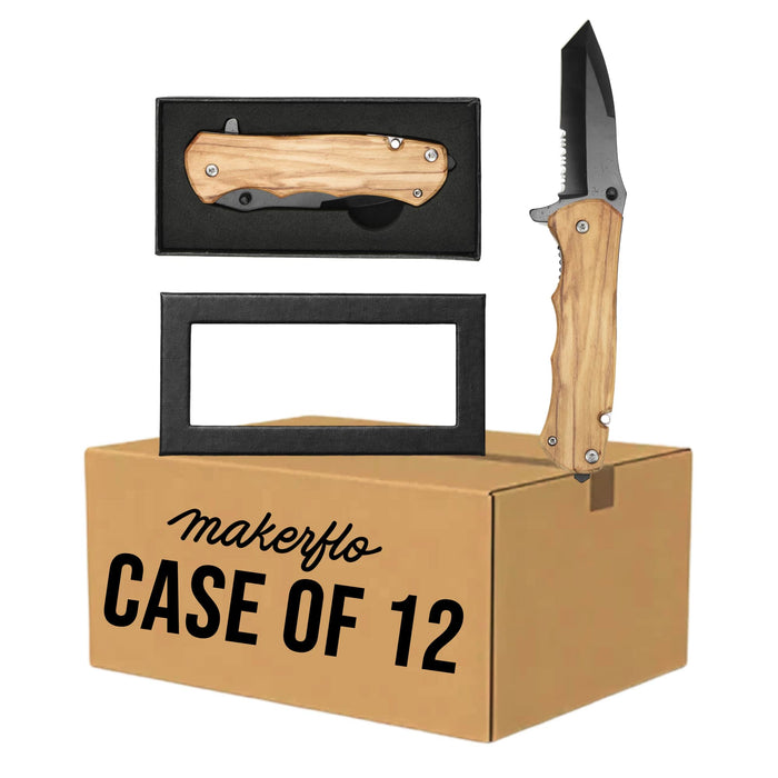 Natural Wood / Case of 12