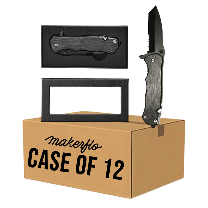 Black Anodized Aluminum / Case of 12