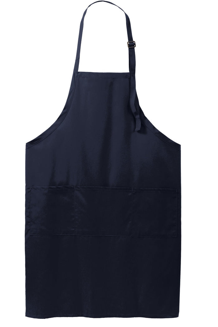 Port Authority A700 Easy Care Extra Long Bib Apron with Stain Release