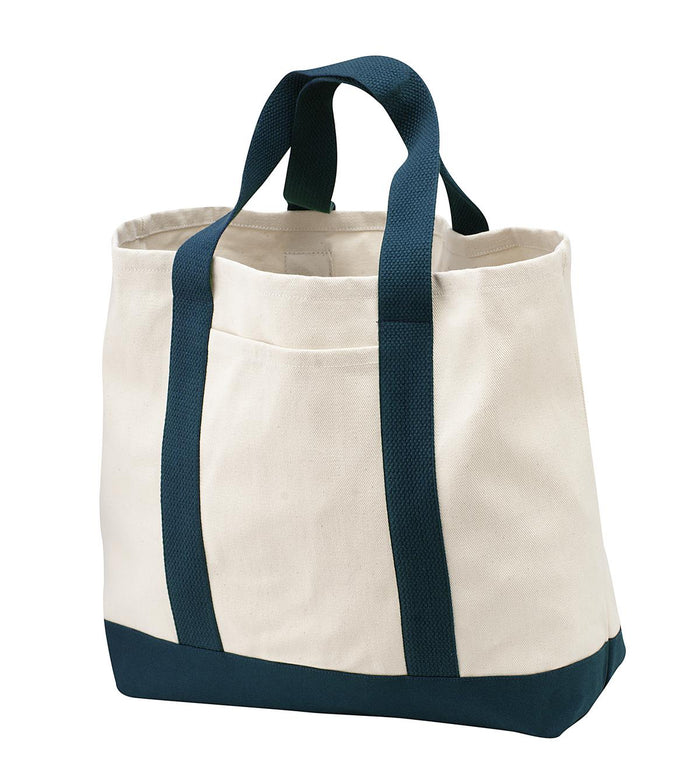 Port Authority B400 Ideal Twill Two-Tone Shopping Tote