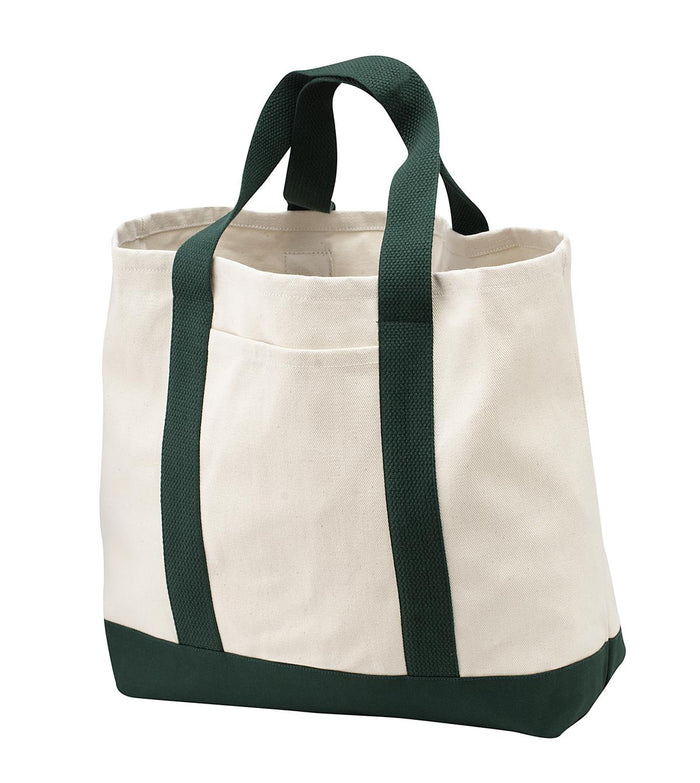 Port Authority B400 Ideal Twill Two-Tone Shopping Tote