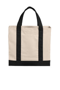 Port Authority BG429 Cotton Canvas Two-Tone Tote