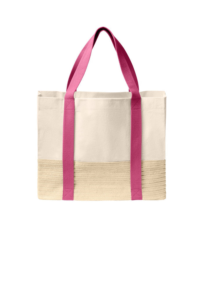Port Authority BG450 Straw Market Tote