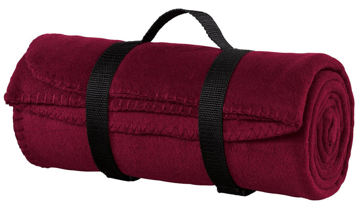 Port Authority BP10 Value Fleece Blanket with Strap