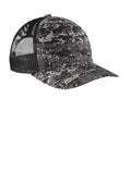 Port Authority C404 Digi Camo Snapback Trucker Cap