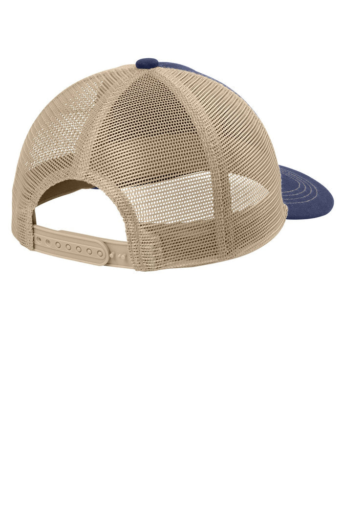 Port Authority C409 Unstructured Snapback Trucker Cap