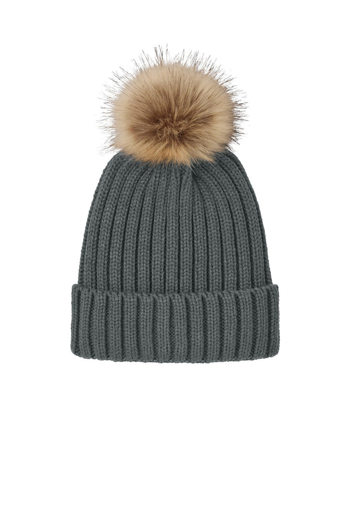 Port Authority C990 Faux Fur Pom Beanie