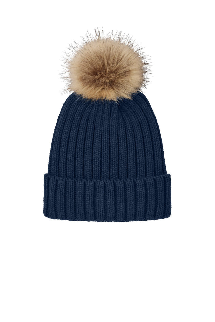 Port Authority C990 Faux Fur Pom Beanie