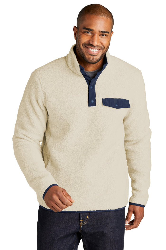 Port Authority F140 Camp Fleece Snap Pullover