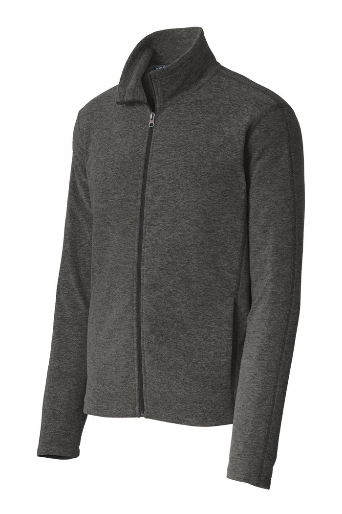 Port Authority F235 Heather Microfleece Full-Zip Jacket