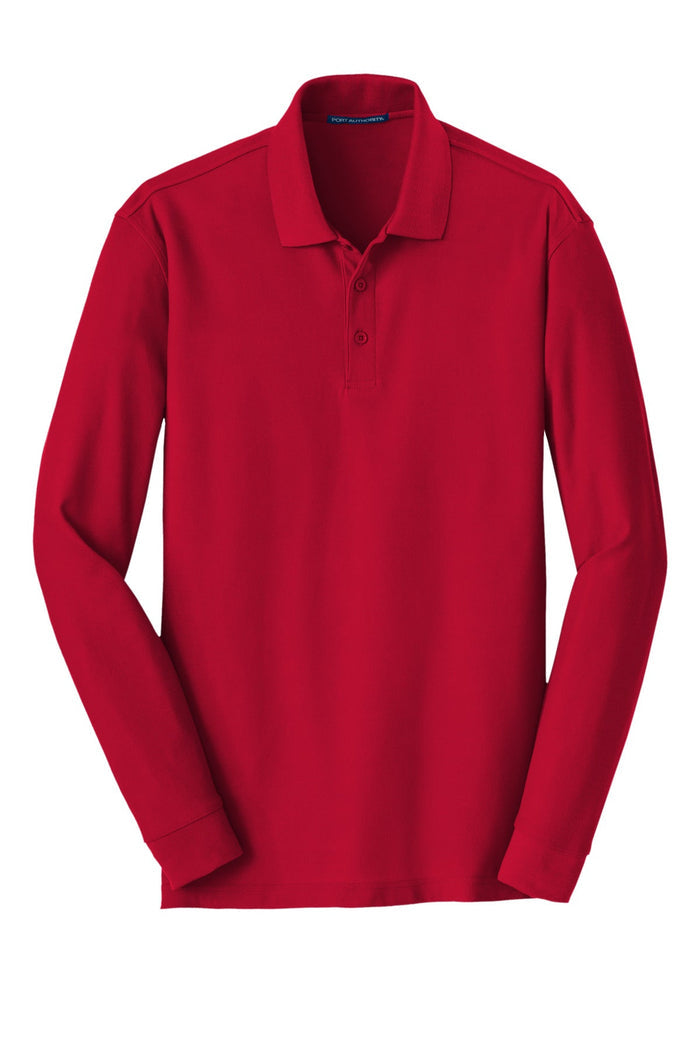 Port Authority K100LS Long Sleeve Core Classic Pique Polo