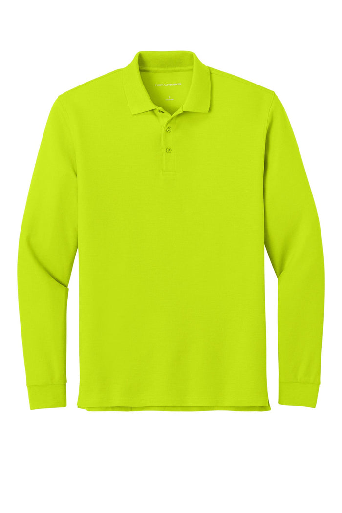 Port Authority K200LS Wearever Signature Pique Long Sleeve Polo