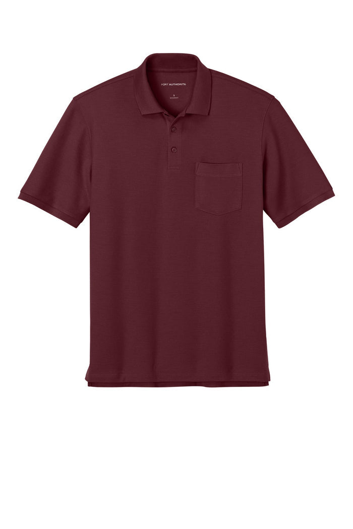 Port Authority K200P Wearever Signature Pique Pocket Polo