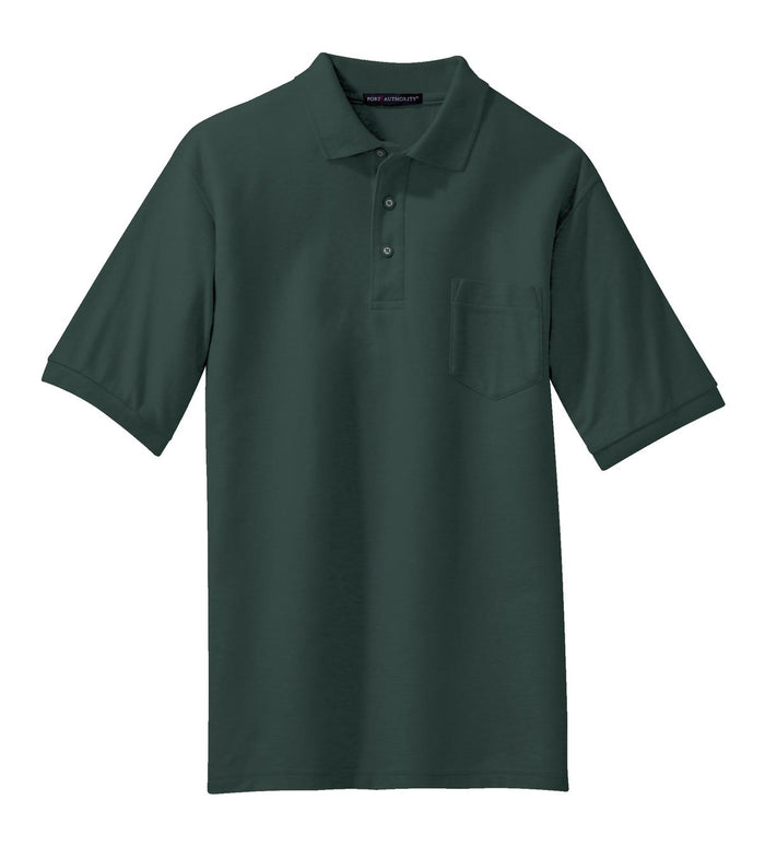 Port Authority K500P Silk Touch Polo with Pocket
