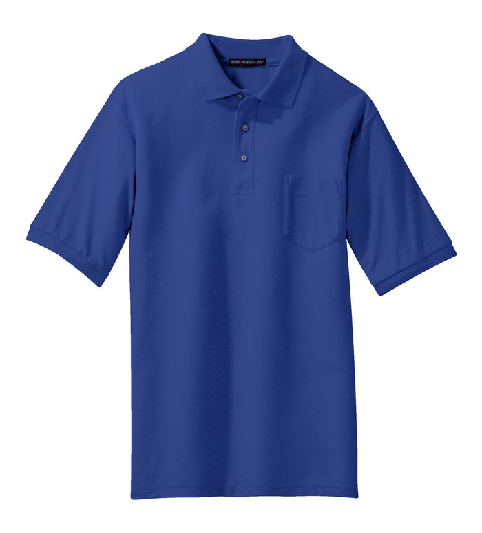 Port Authority K500P Silk Touch Polo with Pocket