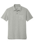 Port Authority K868 C-FREE Cotton Blend Pique Pocket Polo