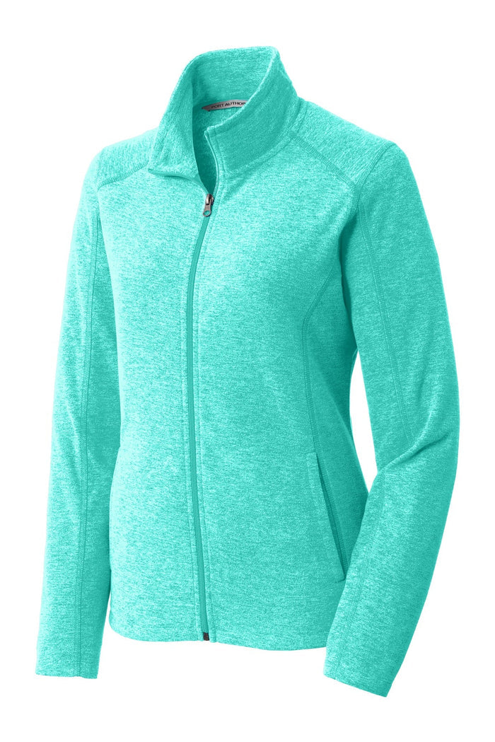 Port Authority L235 Women's Heather Microfleece Full-Zip Jacket