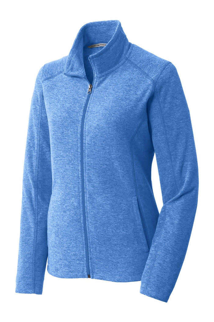 Port Authority L235 Women's Heather Microfleece Full-Zip Jacket