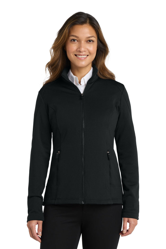 Port Authority L239 Women's Grid Fleece Jacket