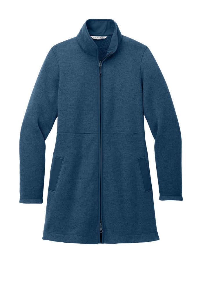 Port Authority L425 Women's Arc Sweater Fleece Long Jacket