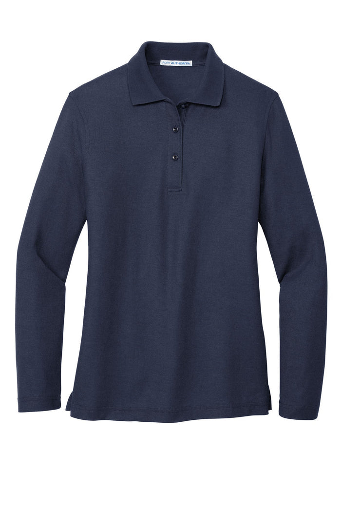 Port Authority L500LS Women's Silk Touch Long Sleeve Polo
