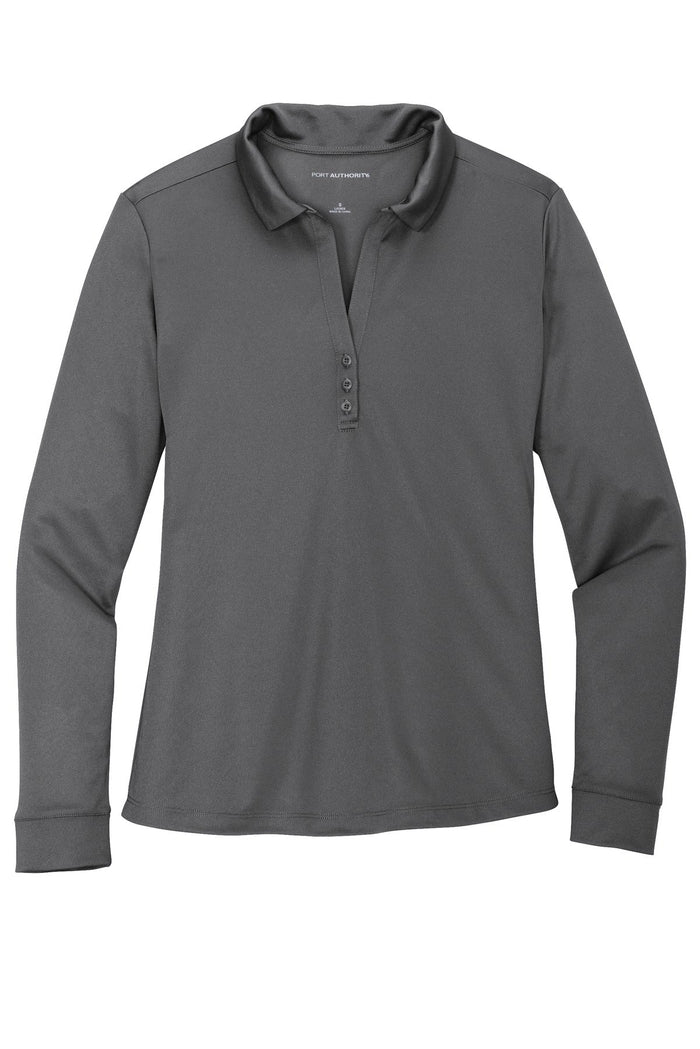 Port Authority L540LS Women's Silk Touch   Performance Long Sleeve Polo
