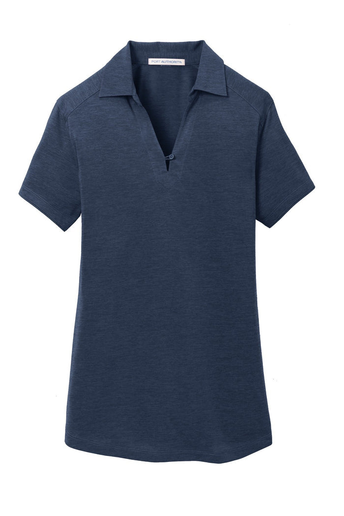 Port Authority L574 Women's Digi Heather Performance Polo