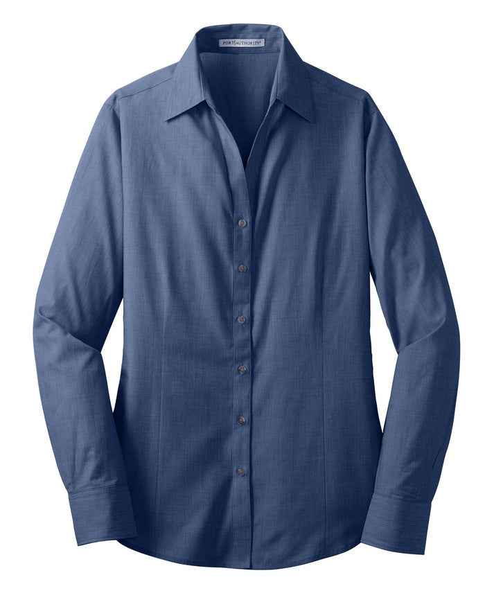 Port Authority L640 Women's Crosshatch Easy Care Shirt