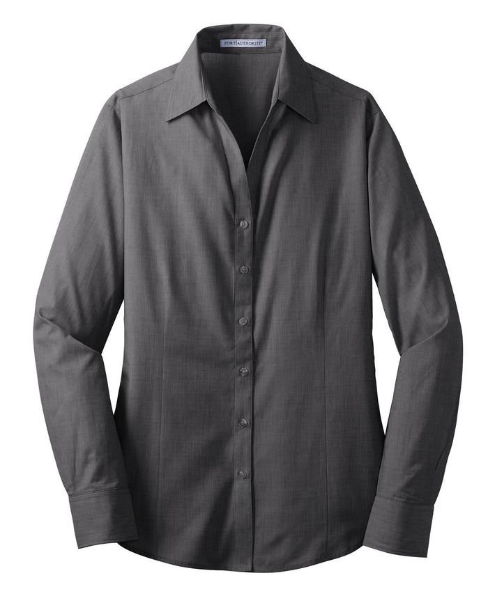 Port Authority L640 Women's Crosshatch Easy Care Shirt
