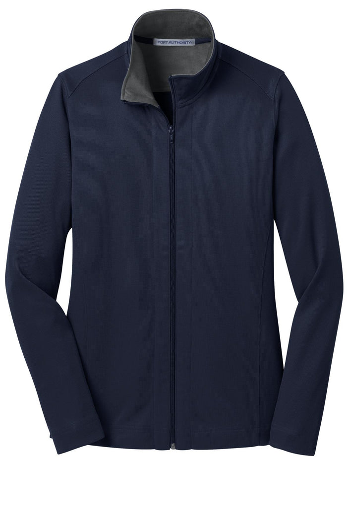 Port Authority L805 Women's Vertical Texture Full-Zip Jacket