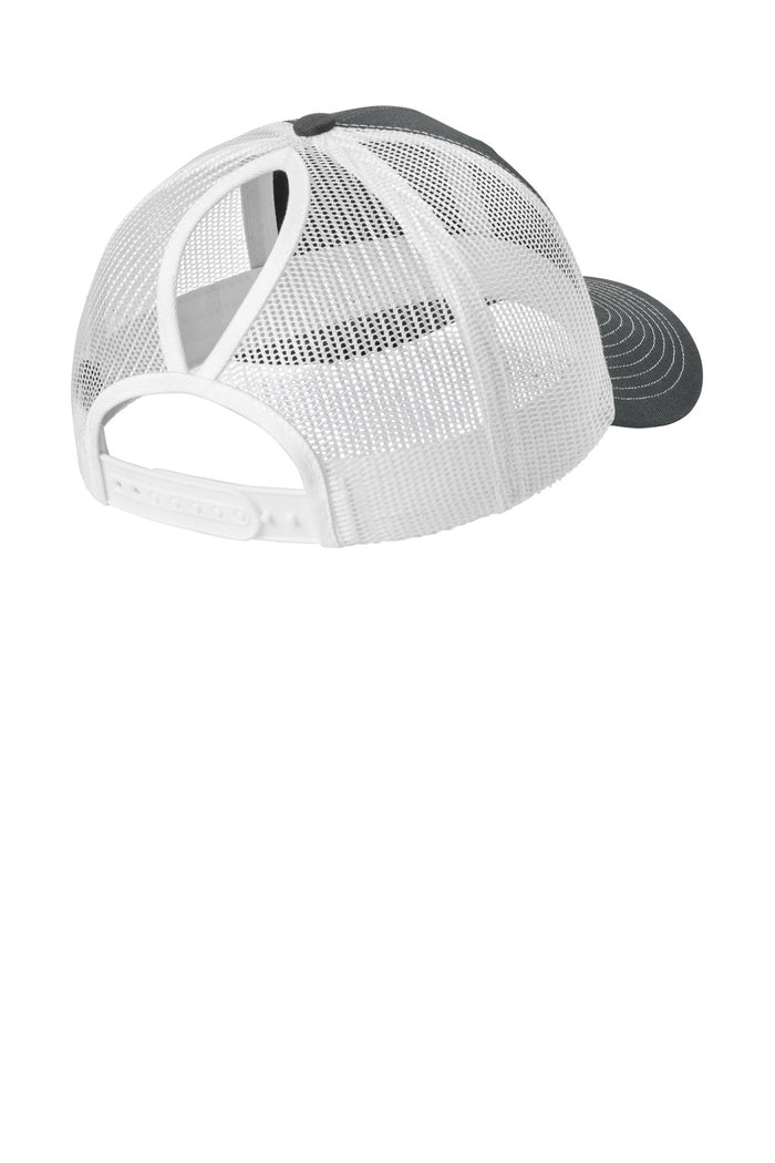 Port Authority LC401 Snapback Ponytail Trucker Cap