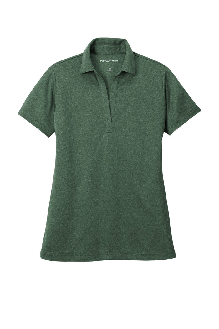 Port Authority LK542 Women's Heathered Silk Touch  Performance Polo