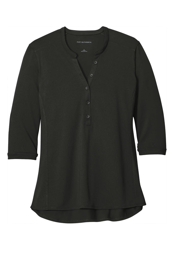 Port Authority LK750 Women's UV Choice Pique Henley
