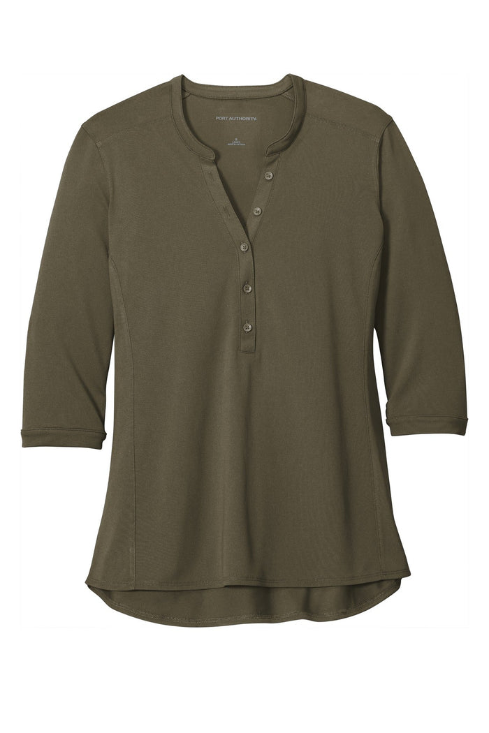 Port Authority LK750 Women's UV Choice Pique Henley