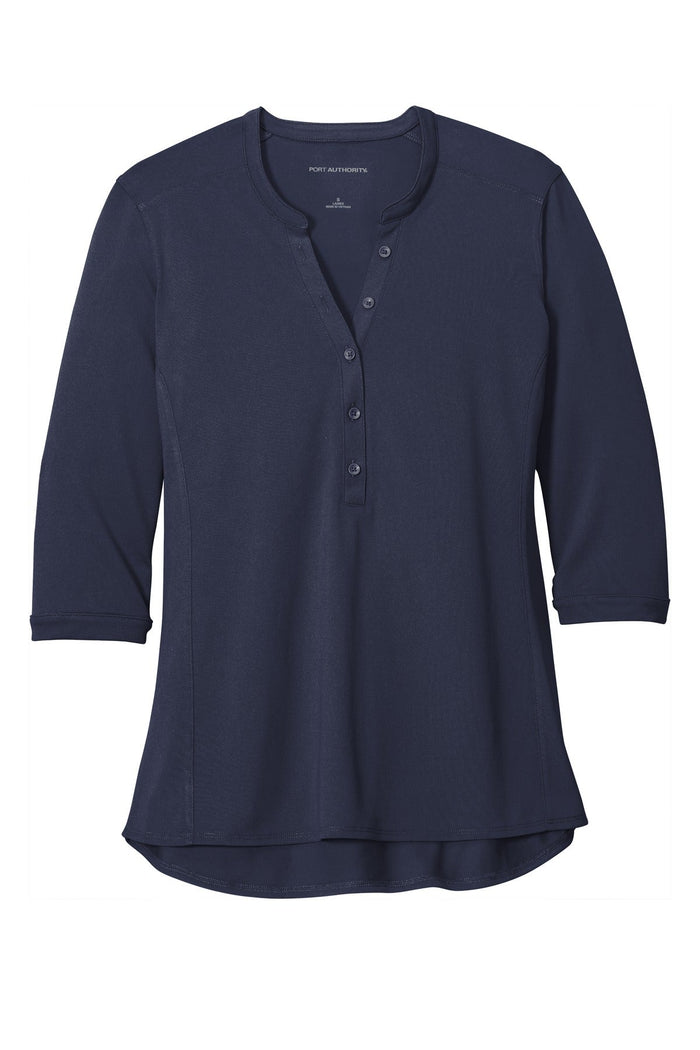 Port Authority LK750 Women's UV Choice Pique Henley