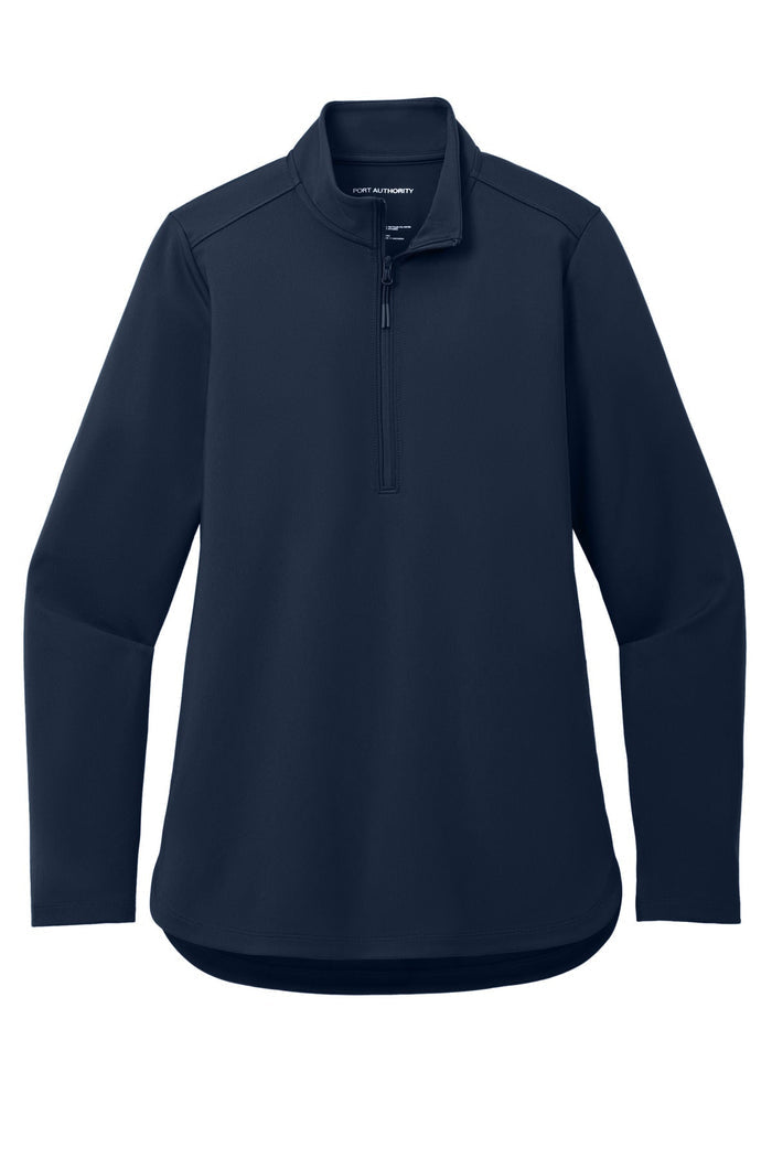 Port Authority LK880 Women's C-FREE Double Knit 1/4-Zip