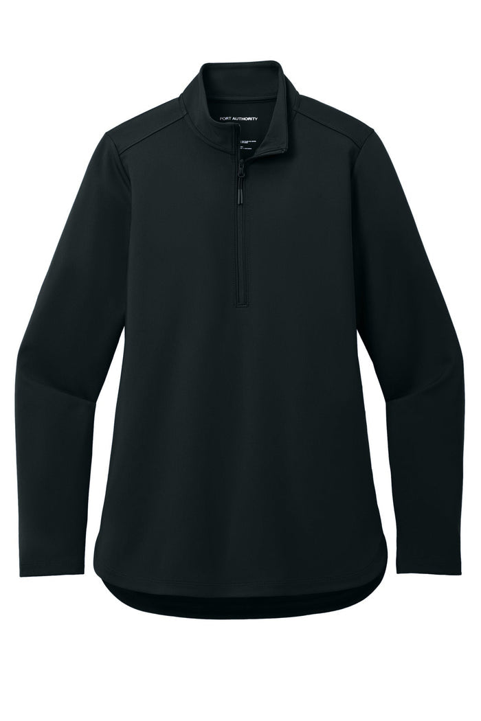 Port Authority LK880 Women's C-FREE Double Knit 1/4-Zip