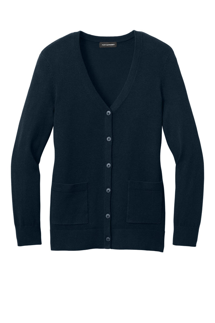 Port Authority LSW4150 Women's Easy Care Button-Up Cardigan Sweater