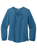 Port Authority LW714 Women's Textured Crepe Blouse