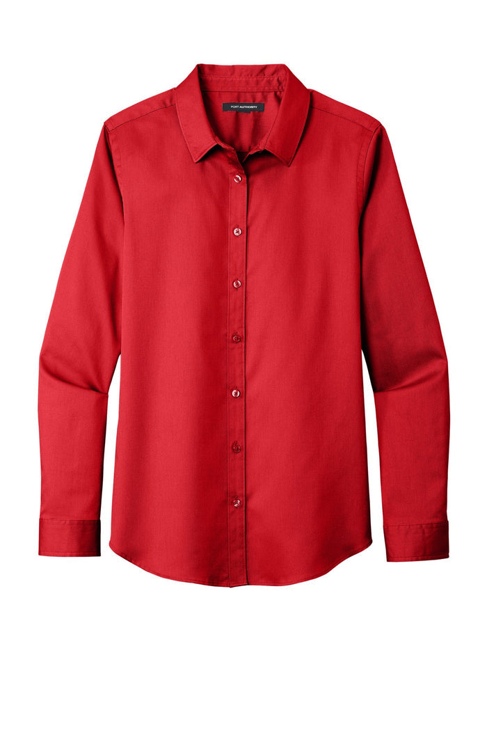Port Authority LW808 Women's Long Sleeve SuperPro ReactTwill Shirt
