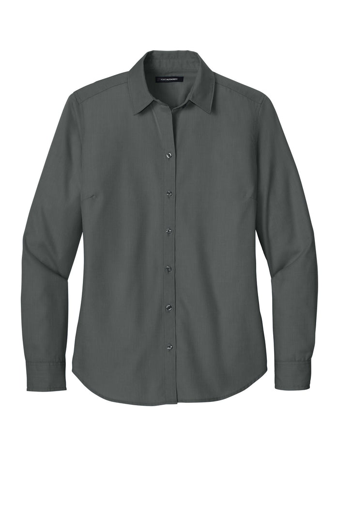 Port Authority LW816 Women's Long Sleeve Nailhead Easy Care Shirt